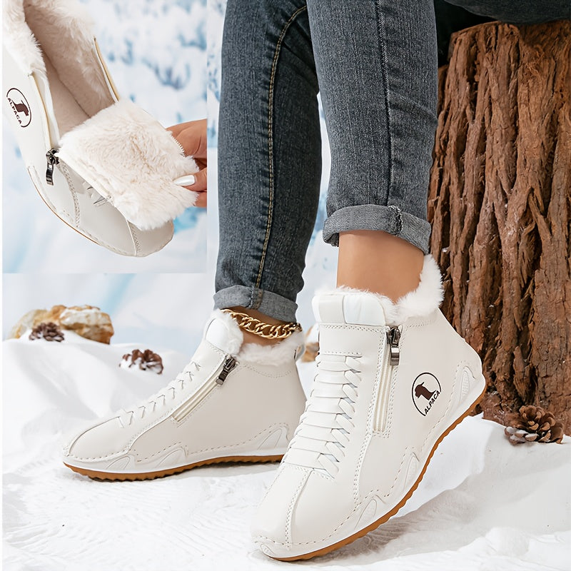 Aleksandra – Elegante Winterstiefeletten mit Wohlfühlkomfort