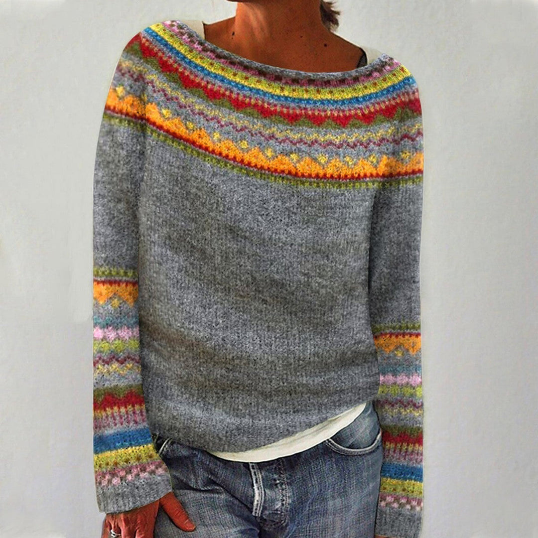 Helena - Przytulny retro sweter