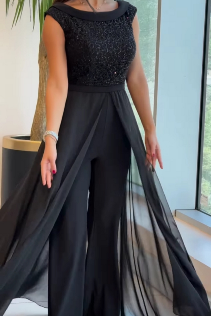Barbara | Stylowy kombinezon bez rękawów