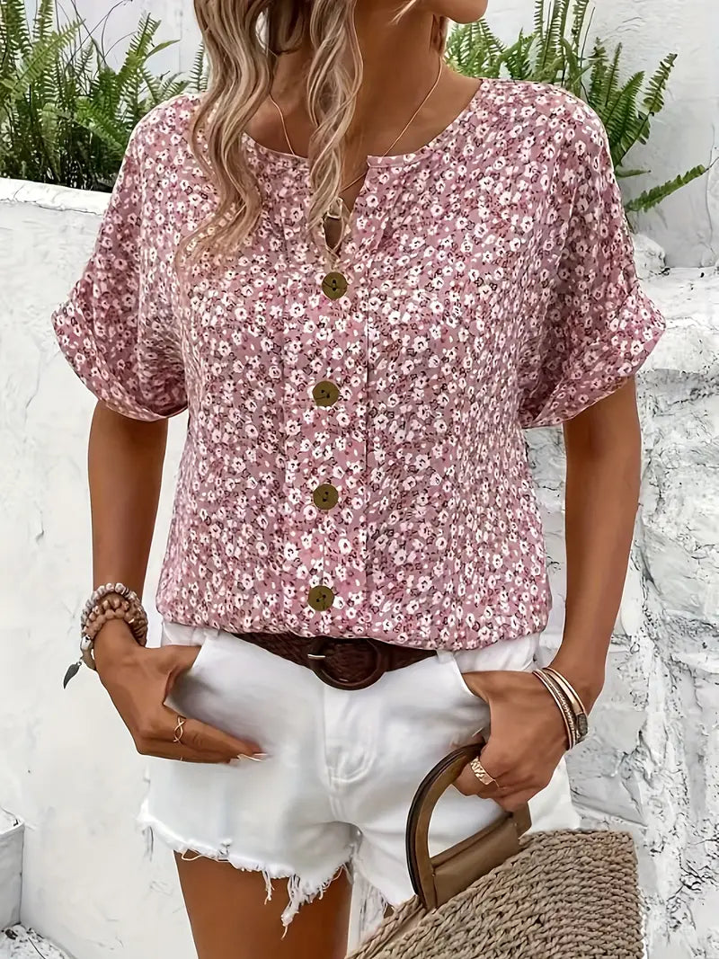Virellea | Elegancka bluzka w kwiaty