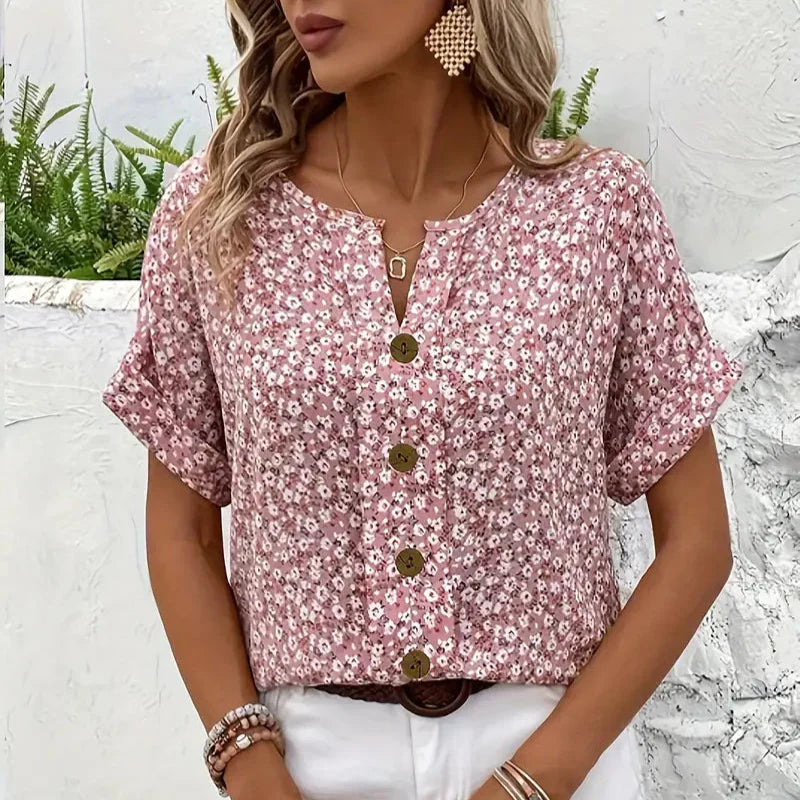 Virellea | Elegancka bluzka w kwiaty