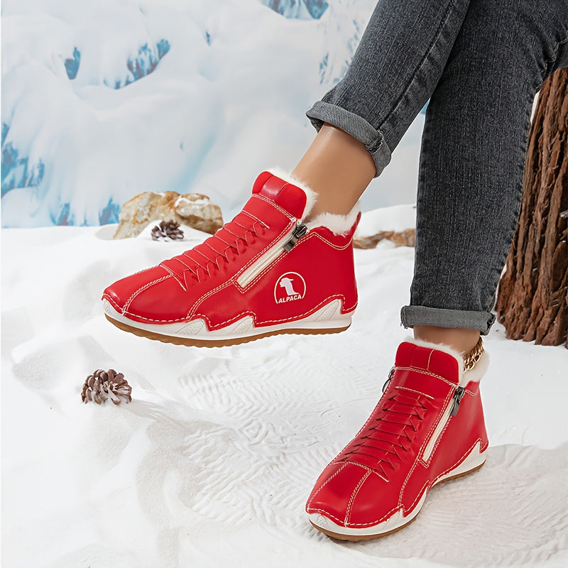 Aleksandra – Elegante Winterstiefeletten mit Wohlfühlkomfort