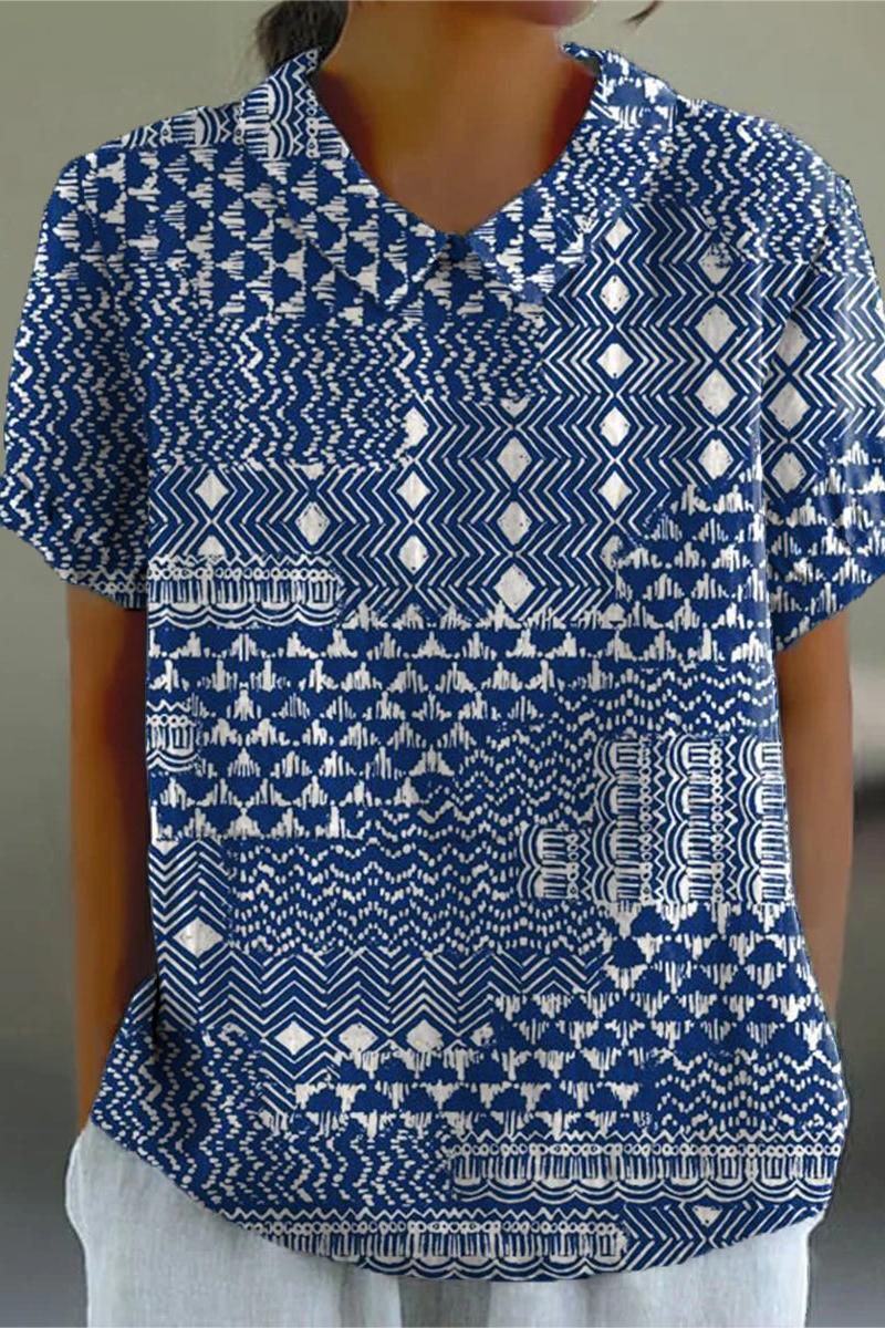 Zara | Koszula w Wzór Tribal