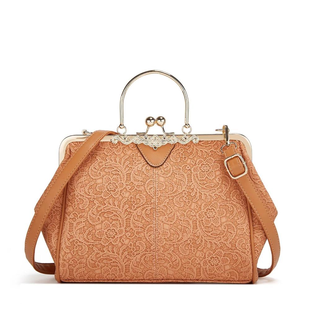 Mila | Torebka w stylu vintage zapinana na klapę