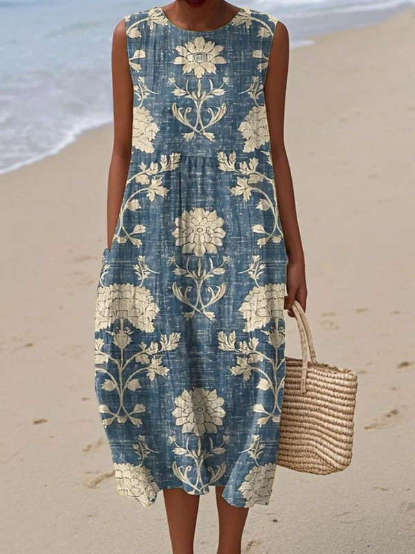 Anna - Sukienka Midi Boho