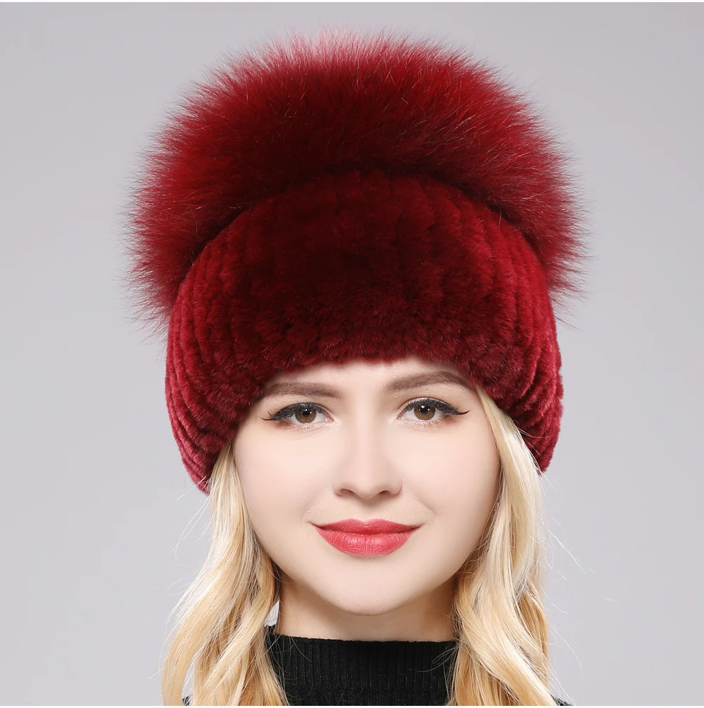 Czapka Giovanna z futra lisa™