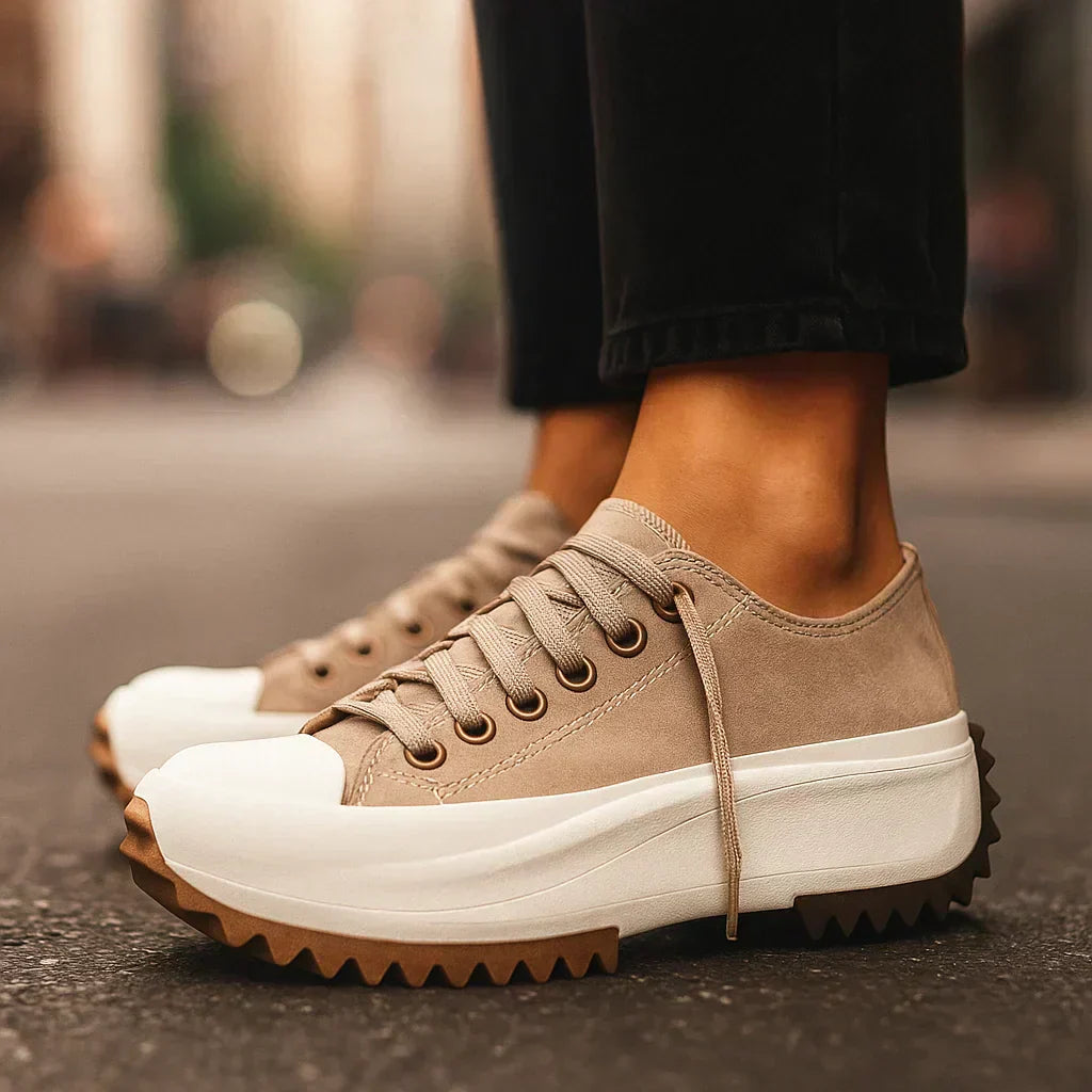 Arlina Sneakersy na Platformie | Styl i Komfort