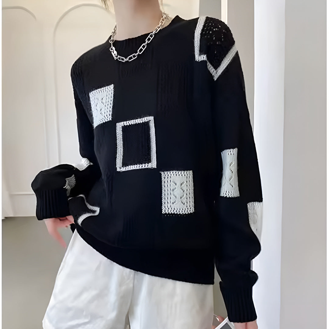 Zofia - Elegancki sweter z dzianiny