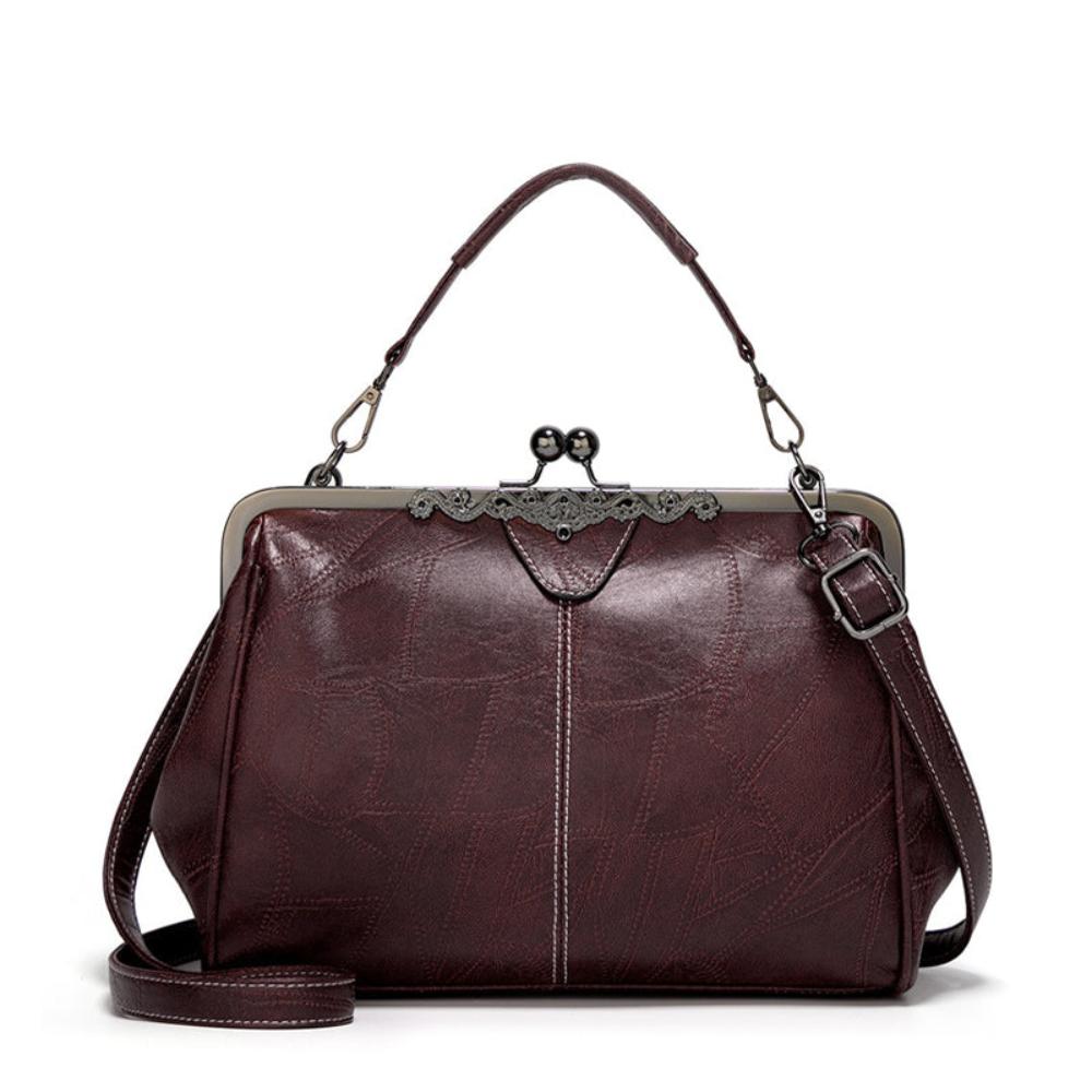Mila | Torebka w stylu vintage zapinana na klapę
