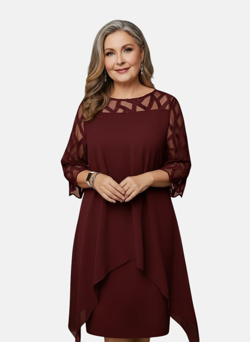 Danuta - Sukienka Modelująca Komfortowo Elegancka