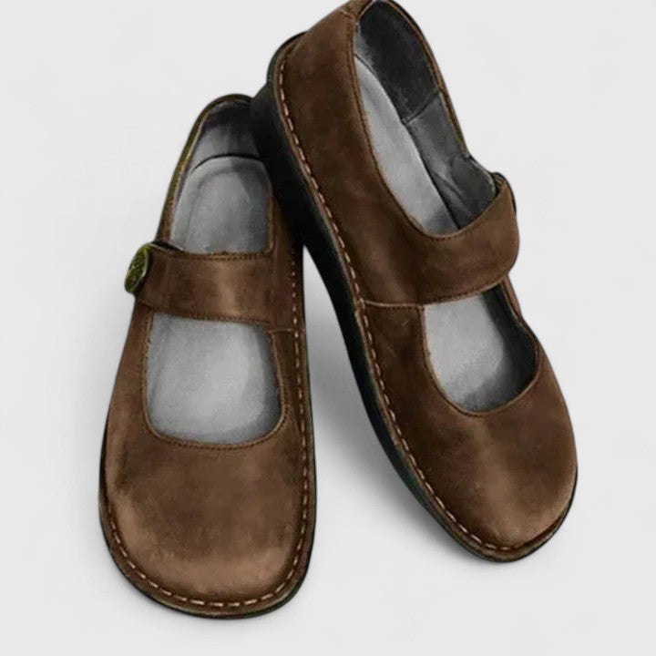 Rzepka – Damskie wygodne buty z regulowanym paskiem