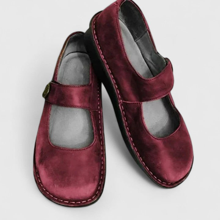 Rzepka – Damskie wygodne buty z regulowanym paskiem