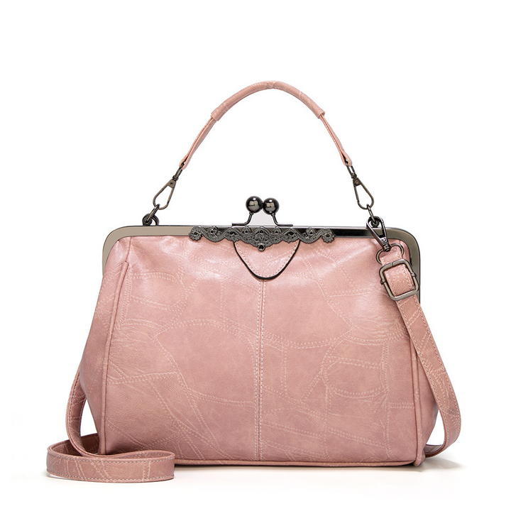 Mila | Torebka w stylu vintage zapinana na klapę