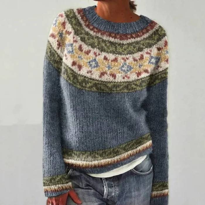 Tamara - Stylowy retro sweter